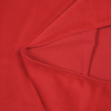 Jersey de terciopelo rojo leve