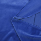 Royer's soft blue velvet jersey