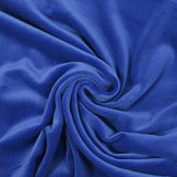 Royer's soft blue velvet jersey