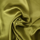 100% green linden silk satin