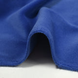 Royer's soft blue velvet jersey
