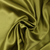 100% green linden silk satin
