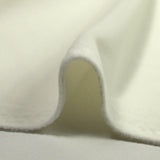 Soft white velvet jersey broken white