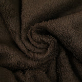 Velours côtelé sherpa double face marron