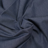 Jean's fin de coton et soie bleu foncé