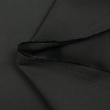 Popeline de coton satinée noir