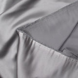 Satin duchesse polyester gris