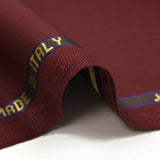 Tissu tailleur 100% laine Super 110's bordeaux