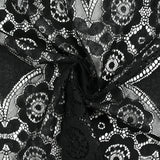Black Bohemian polyester lace