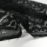 Black Bohemian polyester lace