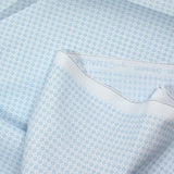 Coton imprimé minis pois ciel fond blanc