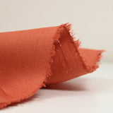 Sergé de coton rouille