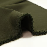 Crêpe sergé polyviscose Camille kaki
