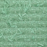 Tweed de polycoton Mindy vert d'eau