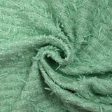 Tweed de polycoton Mindy vert d'eau