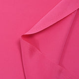 Crêpe satiné 100% soie fuchsia