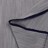 Chambray flameado de poliviscosa azul marino