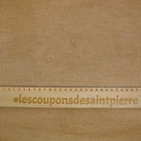 Velours côtelé de coton et d'élasthanne 3 mm café