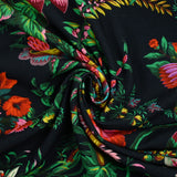Beverly hills printed viscose jersey midnight blue background