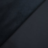 Velours côtelé coton 2 mm bleu sombre