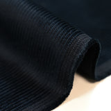 Velours côtelé coton 2 mm bleu sombre