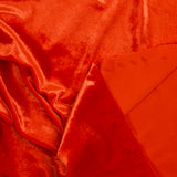 Jersey velours orange