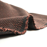 Mezcla de lana lurex wave siena quemada