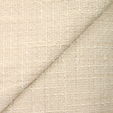 Tweed Emma lurex polyester fond crème