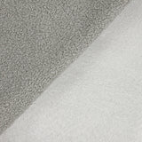 Soft gray terry wool