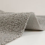 Soft gray terry wool