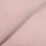 Tissu sweat minkee épais rose poudré