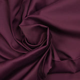 Satin de coton lie de vin