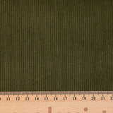 Pana de algodón verde oliva de 2 mm.