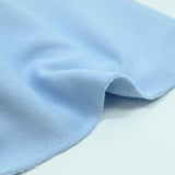 Tissu sweat minkee épais ciel