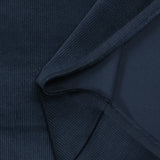 Velours côtelé coton 2 mm bleu marine