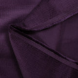 Velours côtelé coton 2 mm aubergine