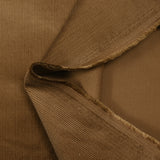 Velours côtelé coton 2 mm marron noisette