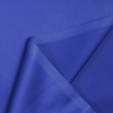 Royal blue satin cotton poplin
