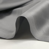 Popeline de coton satinée gris