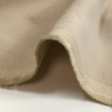 Velours côtelé coton 1,5 mm argile blanche