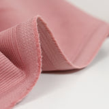 Velours côtelé Lina coton 1 mm vieux rose