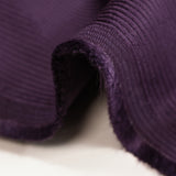 Velours côtelé coton 2 mm aubergine