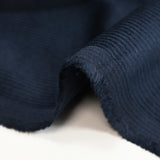 Velours côtelé coton 2 mm bleu marine
