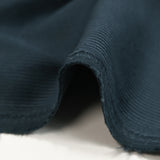 Velours côtelé coton 2 mm bleu pétrole