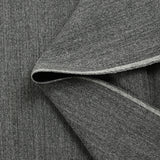 Medium gray heather wool blend