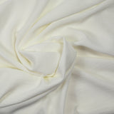 Crêpe polyester blanc cassé