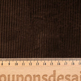 3 mm chocolate cotton corduroy