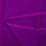 100% silk muslin plain magenta changing purple