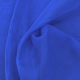 100% silk muslin plain ultramarine blue