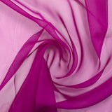 Muselina de seda 100% lisa color violeta